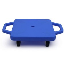 [ 1141848 ] 범용 바퀴가 있는 아동용 앉는 스쿠터 보드 안전 플라스틱 스쿠터 만 6-12세 아동용 수동 스포츠 체육관 수업용 손잡이 포함 (블루), 블루