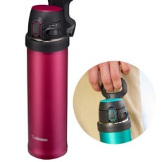 조지루시 스포츠 원터치 텀블러 SM-QAF60 보온보냉병, SM-QAF60RK(레드), 600ml, 1개