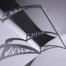 빗물받이 캐노피 렉산 빗물막이 케노피 지붕 세트 처마차양, R. 80cm160cm 확장 세트