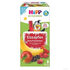 Hipp Kinder Dessert Eis-Zapfen Rote Frchtchen 힙 킨더 아이스크림 콘레드 과일 퓨레 이유식 30ml 25팩