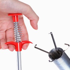 배수구 스프링 스틸 와이어 뚫어뻥 집게형, 혼합색상