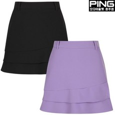 핑 여성 밑단 변형 큐롯 스커트 121D3PC281VBCJ