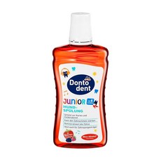 德國 Dontodent 兒童含氟漱口水 500ml 莓果口味 6歲以上, 1個, 漱口水500ml