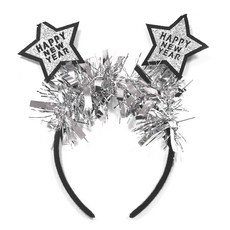 해피뉴이어머리띠(실버), 1개