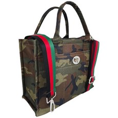 Dyalsa 여성용 토트백 캔버스 핸드백 토트 지갑 크로스바디 백 지퍼 포함 캐주얼 숄더백 직장 및 여행용 캔버스-카모 B 스몰 미디엄