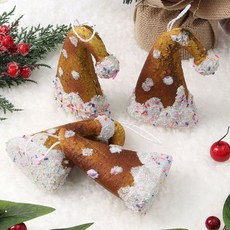 산타모자 쿠키 크리스마스 트리 오너먼트 4p 세트