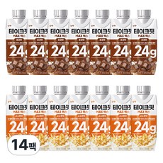 테이크핏 맥스 250ml 2종 혼합 각7팩 (총14팩) 초코7+곡물7