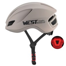 시그니처베이지 자전거 킥보드 초경량 후미등 헬멧 YPZ439, 라이트 브라운, 1개