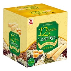 北田 PEI TIEN 12 Grains 多穀物蛋黃捲 1435公克 6包, 1個, 天然穀物蛋黃捲