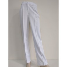 萊亞生活館 修身型針織布護士褲 斜紋布腰釦型護士褲 台灣製造大尺碼, S,針織布(100%聚酯纖維)