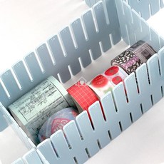 서랍 칸막이 4개 속옷정리칸막이 칸막이트레이 싱크대서랍칸막이