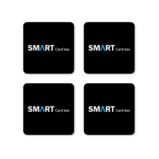 모든 브랜드 호환 스마트 카드키, 부착형(블랙), 4개