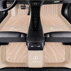 발매트 바닥 매트 레이어 단일, 5D 이중매트+베이지스타카펫, 1개