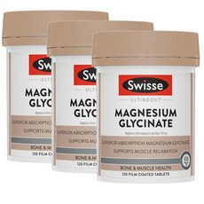 스위스 마그네슘 글리시네이트 Swisse Magnesium Glycinate Tablets, 3개, 120정
