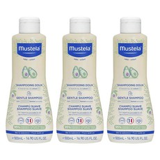 무스텔라 젠틀 샴푸, 500ml, 3개
