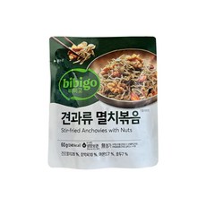 (냉장)비비고 견과류멸치볶음 60gx3개, 60g, 3개