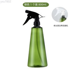 氣壓式澆花噴霧瓶多肉植物澆水壺小型澆花壺噴霧器噴壺多用噴壺, 1個, 立體款750ml綠色+隨機噴頭