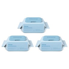 베베숲 센시티브 엠보싱 물티슈 캡형, 65g, 20개입, 3개
