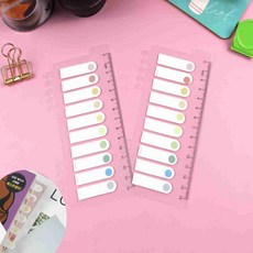 컬러 원형 인덱스 플래그 세트 컬러플래그