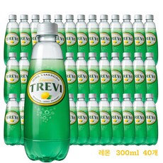 트레비 탄산음료 레몬맛, 300ml, 40개