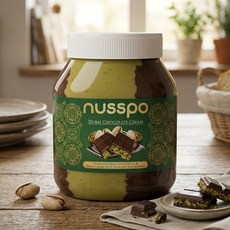 코스트코 누스포 두바이 초콜릿 크림 스프레드 피스타치오 카다이프 잼, 1박스, 1kg