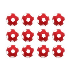 12Pcs 28mm 테이블 축구 축구 교체 공 공식 테이블 게임 공 공식 스몰 테이블 축구 공, Red White