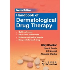 (영문도서) Handbook of Dermatological Drug Therapy Paperback, Clever Pen Publishing Llp, English, 9789392215070