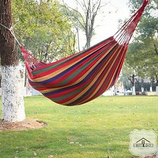실내외 캠핑용 스트라이프 해먹 캠핑스트라이프해먹 캠핑장비해먹 야외캠핑가구