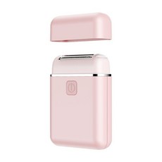 女士電動私處腋下剃毛器 安全舒適 乾濕兩用 無線便攜, 1個, 粉色+2個刀頭