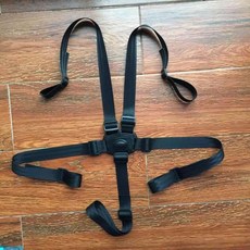 제이펀 스토어 아기의자벨트 안전벨트, 1개, 블랙 5점식 안전벨트