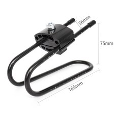 산악 도로 자전거 충격을위한 MTB 안장 서스펜션 장치 마운트 스프링 스틸 충격 흡수기 편안한 사이클링 부품, Damping, 1개