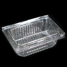 과일포장 블루베리 1kg용기 100개 PET 원터치 무공 마트베리포장, 1세트