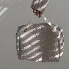 ins韓版嬰兒推車收納掛包奶瓶尿布袋樹葉刺繡手提包外出方便攜帶, 1個, 卡其樹葉包