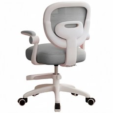 兒童椅 兒童學習椅 書桌椅 升降椅，人體工學設計，升降調節，安全穩固, 1件, 標準版灰-重力輪-帶扶手-可升降-萬象輪, 標準版灰