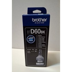 Brother BTD60BK 原廠全新盒裝黑色墨水, 1個, BT5000 C 藍