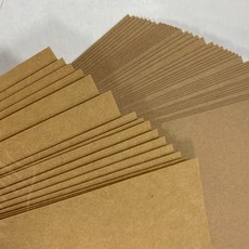 Fion A6 赤牛皮紙 420磅 明信片尺寸 酷卡/手卡/字卡/明信片, 1個, 6.8x8cm-50張