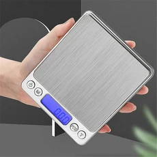 주방 체중계 전자 핸드 펀치 드립 커피 타이머 베이킹 식품 무게추 저울 디지털, 1. 3KG-0.1g