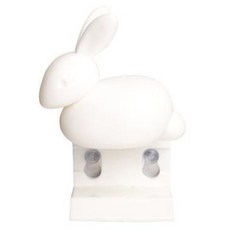 득템상회 흡착식 토끼 수세미 보관 거치대 수세미거치대 주방용수세미거치대 위생용품 설겆이용품 다용도수