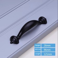 서랍 캐비닛 가구 주방 손잡이 클래식 블랙 하드웨어, [29] A8-96