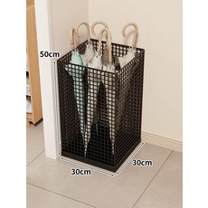 우산꽂이 철제 거치대 정리함 신발장 우산통 현관 대형, 블랙대형, 1개