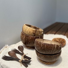 Aloha Cocoonut 小島餐具組 椰子環保餐具, 1個
