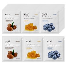 냅 FRESH 보습 탄력 리커버리 데일리 3종 마스크팩, 1개, 30개입