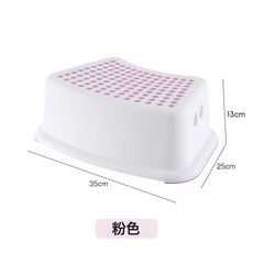 DIU 家用防滑凳塑料踩腳凳兒童馬桶凳踏腳凳衛生間廁所墊腳凳加厚凳子, 如圖