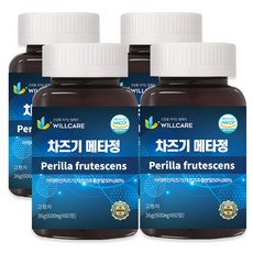 윌케어 차즈기 메타정 국내산 추출물 600mg x 60정, 16개