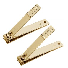 쓰리세븐 777 특대형 발톱깍이 N-221ZLAG 두꺼운 내성 발톱 깍기, 골드, 2개