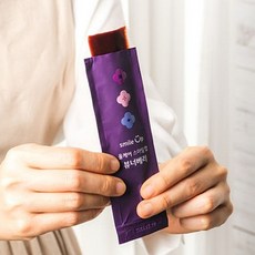 웰빙바이오 말랑 쫀득한 맛있는 올케어 스마일업 뷰너베리 블루베리 젤리스틱 20g 15포