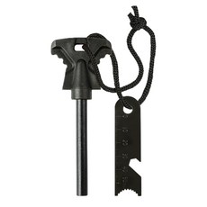 캠핑 파이어스틱 스타터 마그네슘 생존 재난 부싯돌, 2개, 블랙