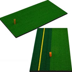 스윙연습매트 런웨이브 골프마스터 바닥매트 인조잔디, 라인매트세트(E형)