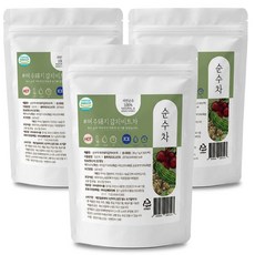 순수차 국산 여주 돼지감자차 비트차 삼각티백, 3개, 30개입, 1g