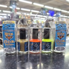 토호 다이아 칼라 도료 낚시찌 메탈 루어 자작용 탑코트 페인트, 1개, 10ml, 축광그린-4523